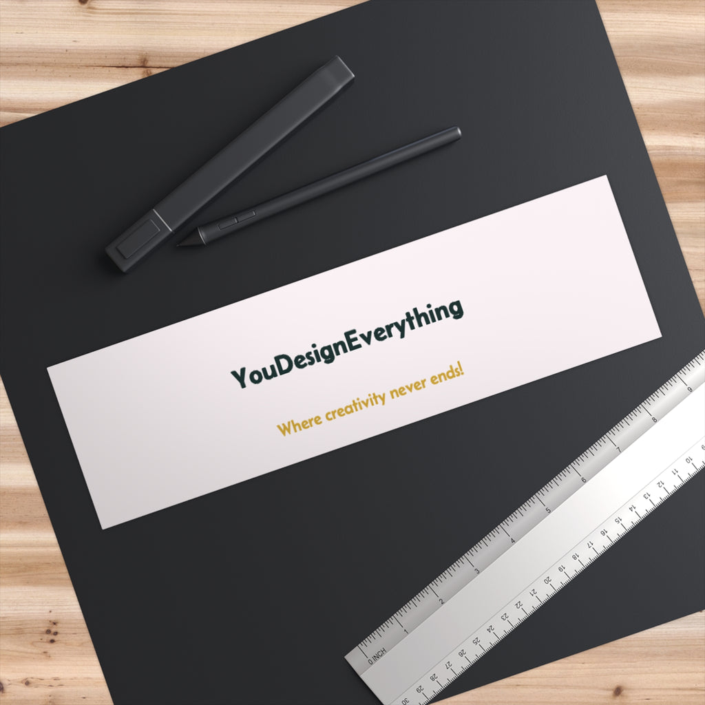 Customizable Bumper Sticker
