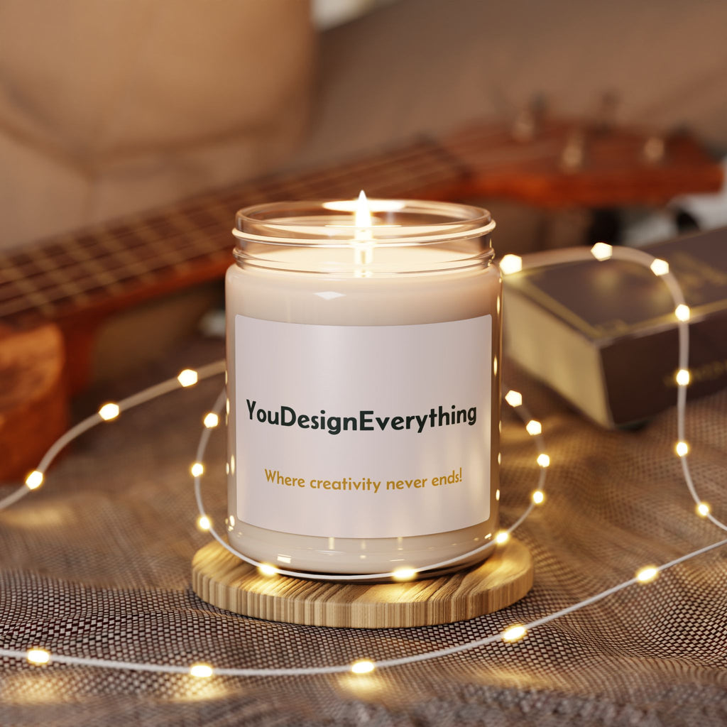 Customizable Soy Candle - Scented Jar (9oz)