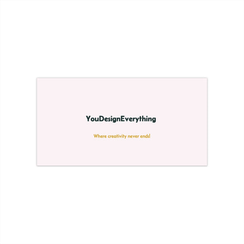 Customizable Bumper Sticker