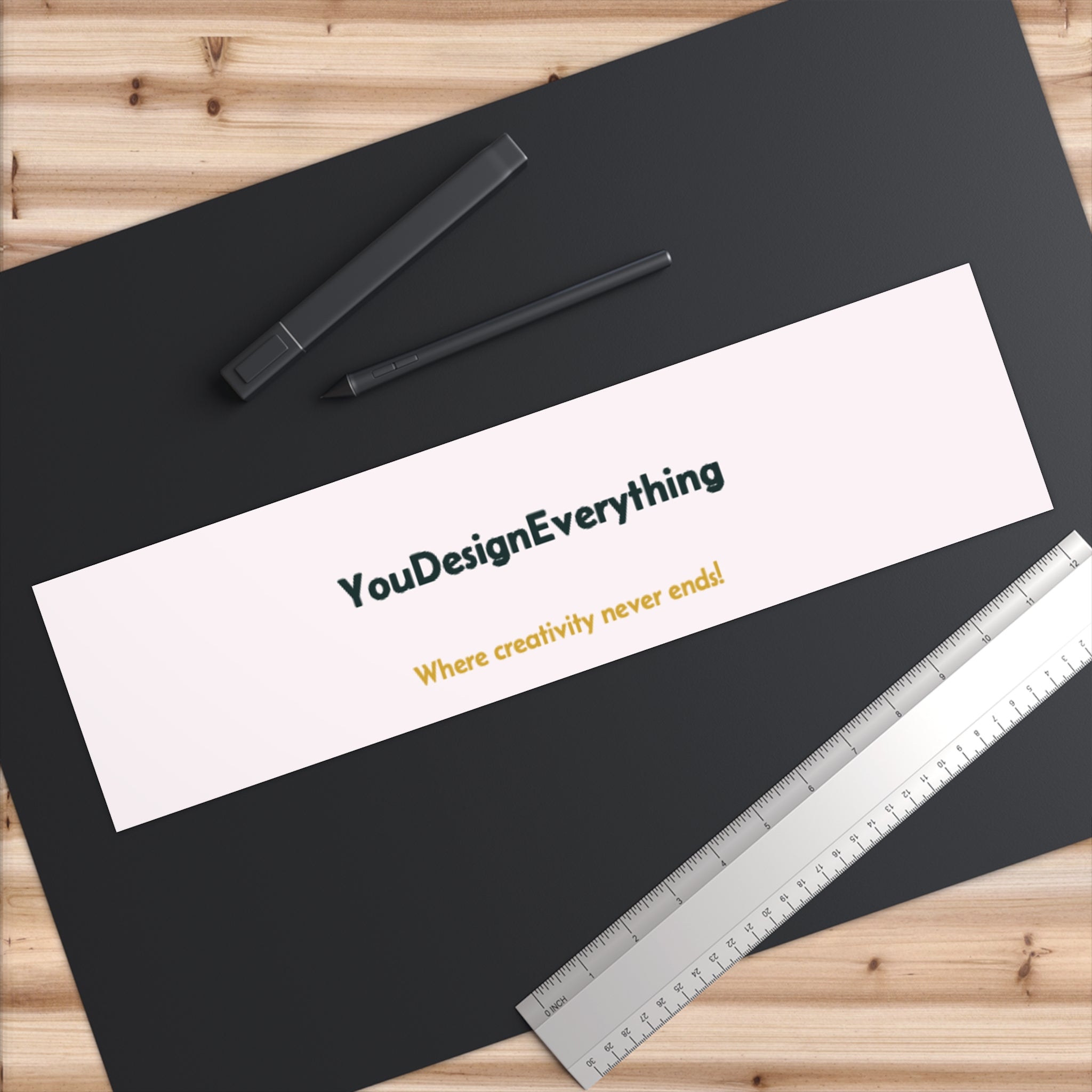 Customizable Bumper Sticker