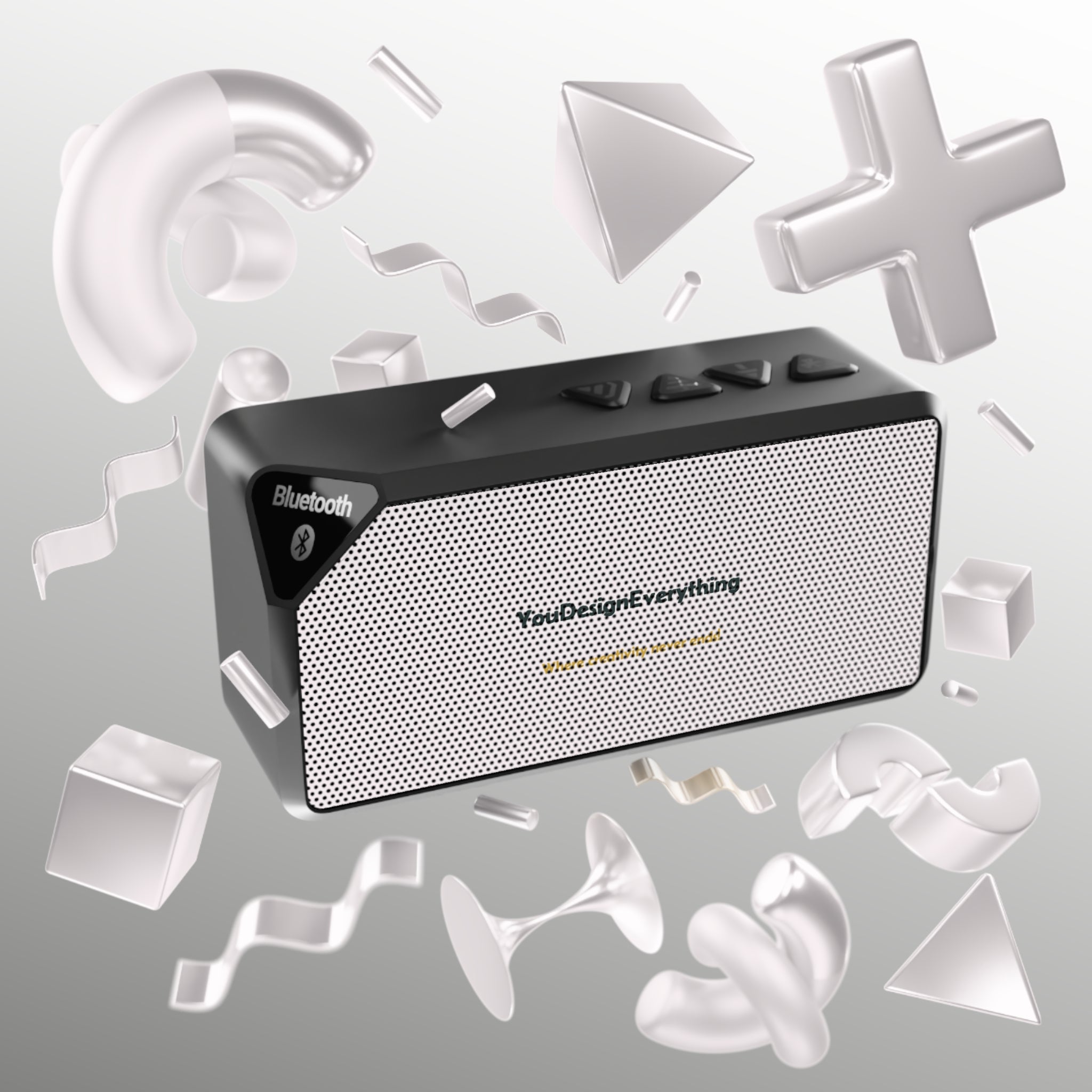 Customizable Bluetooth Speaker — Portable Wireless Speaker